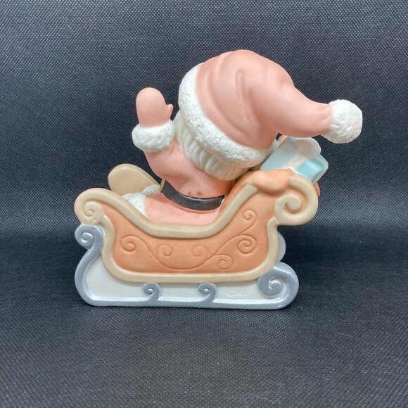 Precious Moments "Santa"s On His Way" figurine 7th in Santa Series - Picture 3 of 4
